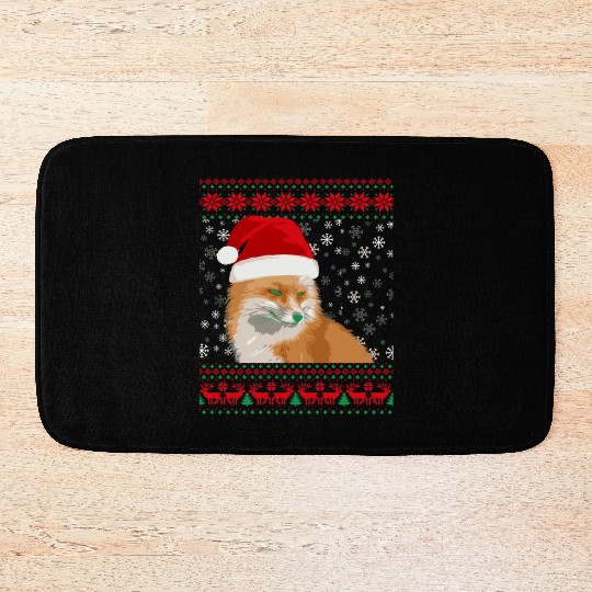 Fox Ugly Christmas Lover Bath Mats