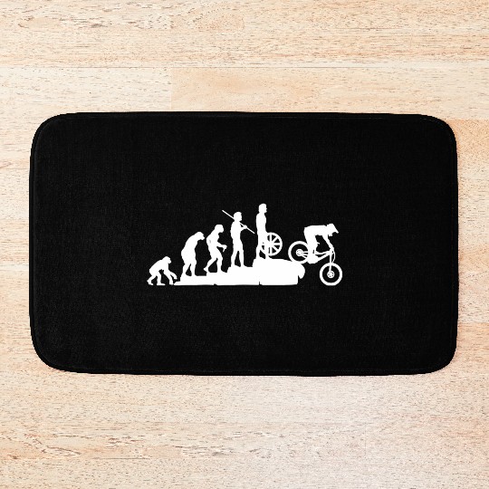 Evolution Downhill Mountain Bike Mtb Mountain Biki Bath Mats
