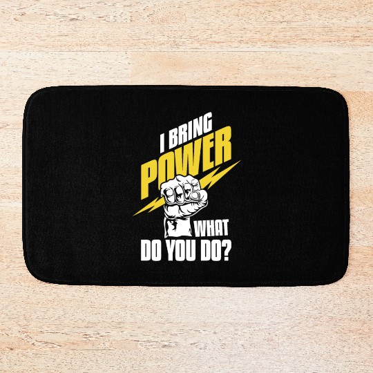 Electrician Electrical Engineer Lineman Bath Mats