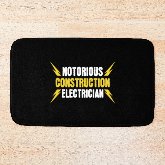 Electrician Electrical Engineer Lineman Bath Mats