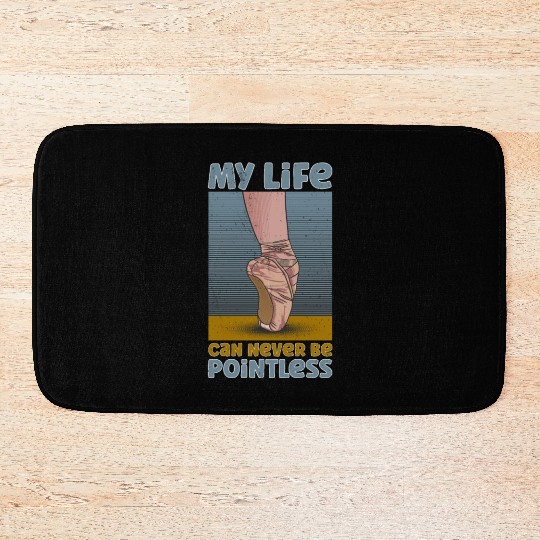 Ballet Ballerina Dance Dancer Dancing Ballet Gift Bath Mats