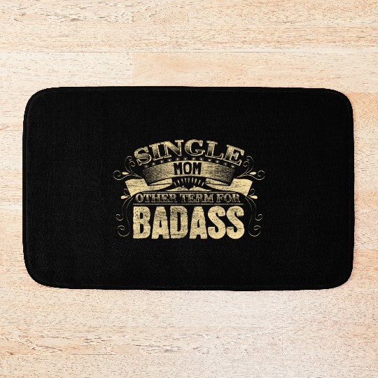 Single Mother Mom Son Bath Mats