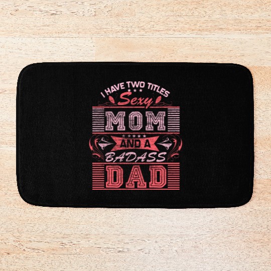 Single Mom Mom Daughter Gift Idea Bath Mats