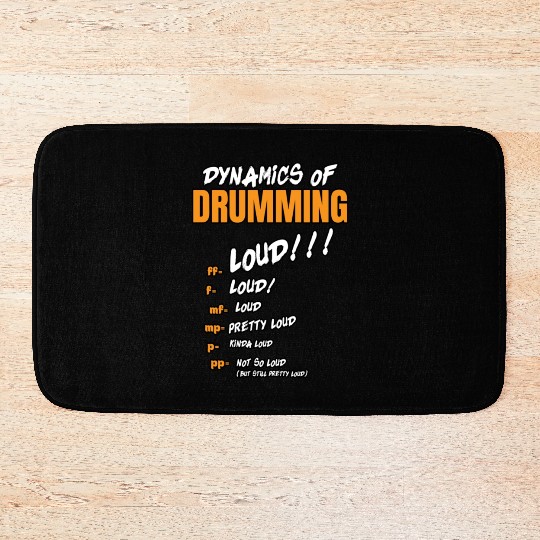 Percussion Lover Gift Drum Bath Mats Drummer Gifts Per