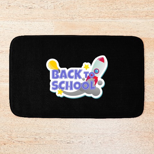 Back to School Sticker Bath Mats