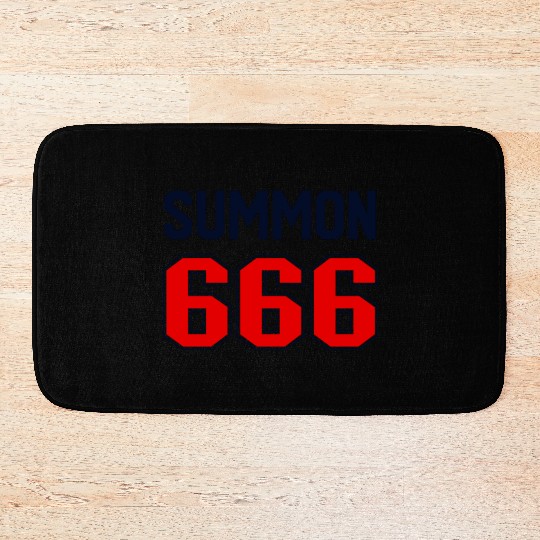 Summon 666 Jersey Satanist Devil Worshipper 666 Bath Mats