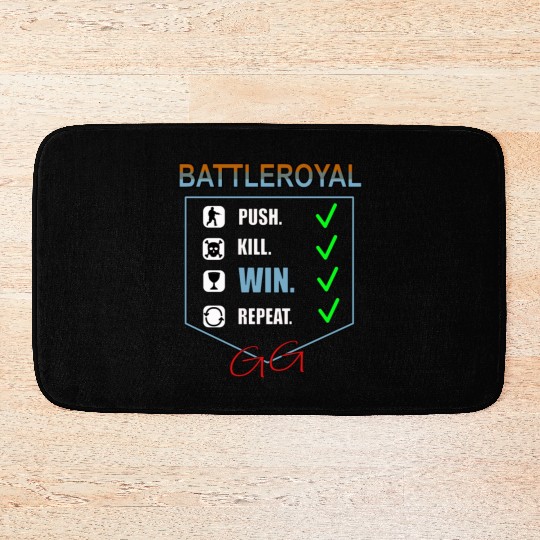 Battle Royal Gaming Design Bath Mats