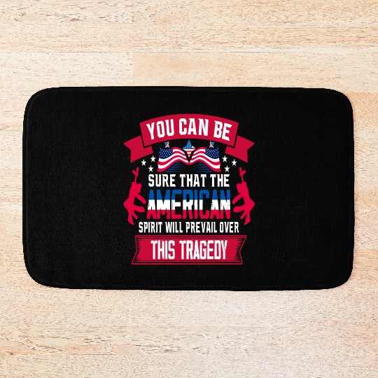 Patriot Day 9 11 American Spirit Bath Mats