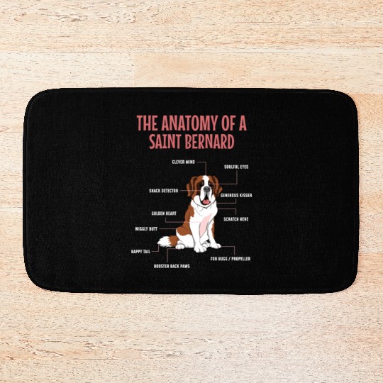 Definition Animal Pet Anatomy Of Saint Bernard Dog Bath Mats