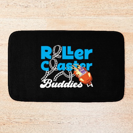 Roller Coaster Friends Besties Bath Mats