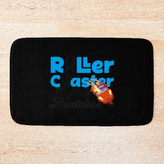 Roller Coaster Friends Besties Bath Mats