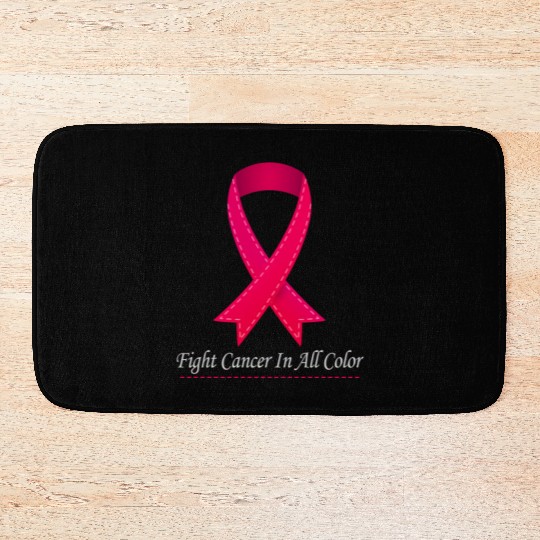 Cancer Sucks In Every Color Fighter Fight Support Bath Mats