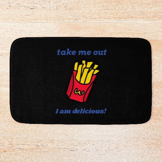 delicious fries Bath Mats