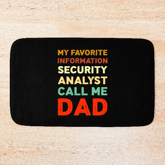 My Favorite Information Security Analyst Bath Mats