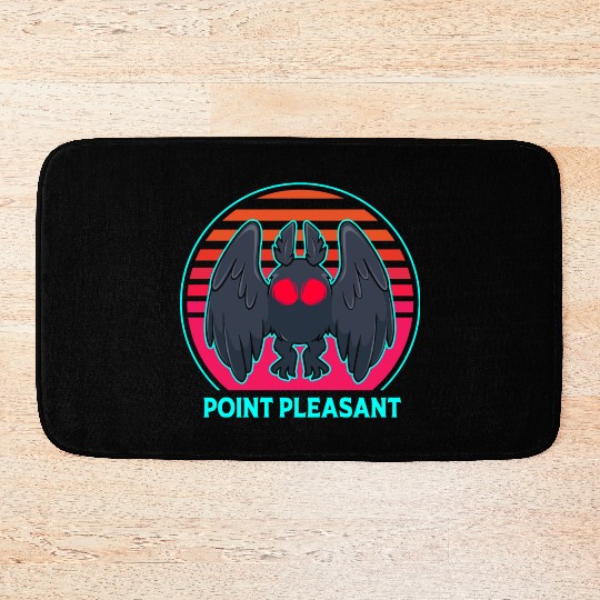 Cryptozoology Folklore Mothman Point Pleasant Bath Mats