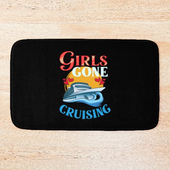 Cruise Ship Vacation Trip Party Sailing Boating Bath Mats
