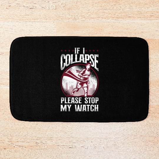 Running Runner Half Marathon Bath Mats