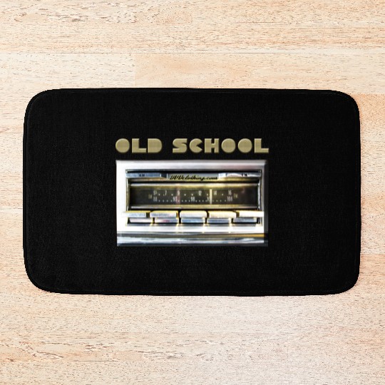 OLD SCHOOL Classic 8 Track Am Fm in Dash Car Radio Bath Mats