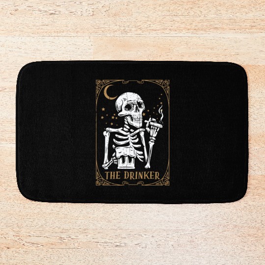 Tarot Card Occult Club Gothic Vice Drinker Bath Mats