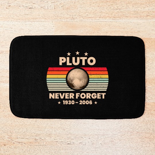 Pluto Never Forget 1930 - 2006 Bath Mats