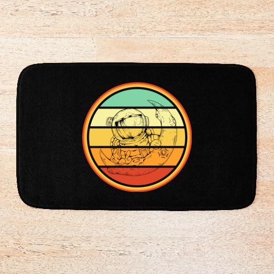 Astral Weekend Space Lover Astronaut Lover Bath Mats