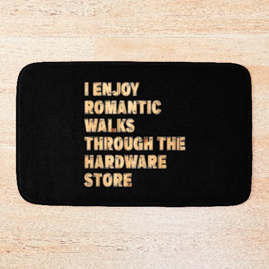 Funny Dad Handyman Hardware Store Tools Novelty Bath Mats