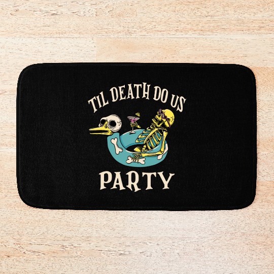 Til Death Do Us Party Bridal Bachelorette Matching Bath Mats