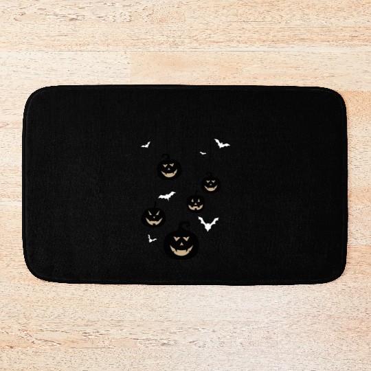 Pumpkin Halloween Bath Mats