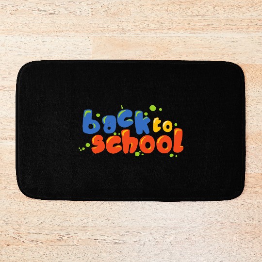 back to school Bath Mats