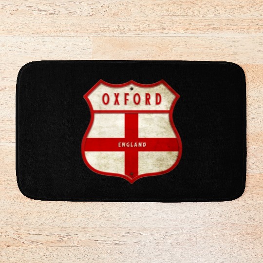 Oxford England coat of arms Bath Mats