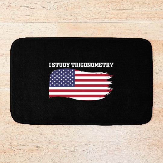 I Study Triggernometry 2nd Aamendment US American Bath Mats