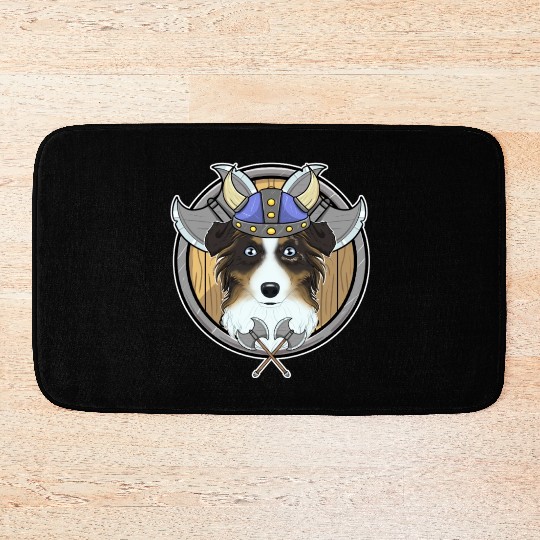 Australian Shepherd I Valhalla I Viking Bath Mats