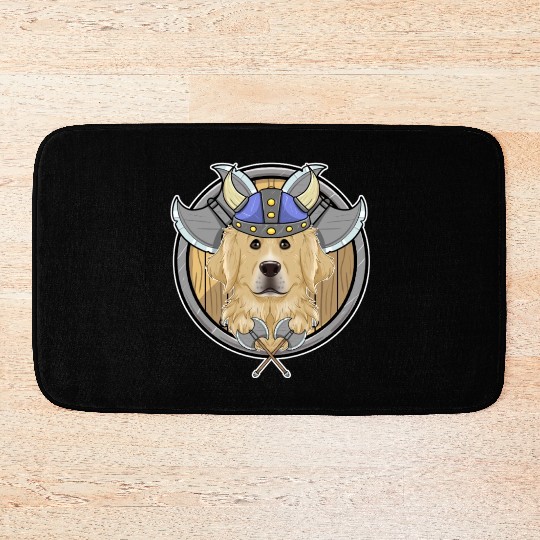 Golden Retriever I Valhalla I Viking Bath Mats