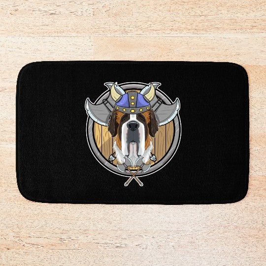 Saint Bernard I Valhalla I Viking Bath Mats