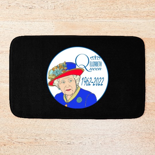 Queen Elizabeth II - rip Queen Elizabeth II - rest Bath Mats