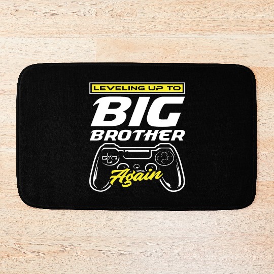 Siblings Brother Pregnancy Gaming Bath Mats