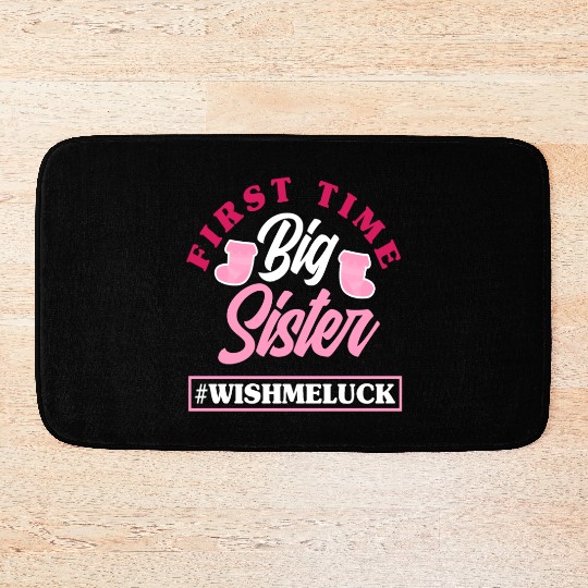 Girl Sister Siblings Bath Mats