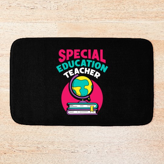 Special Education Teacher Sped Awareness Cute Bath Mats