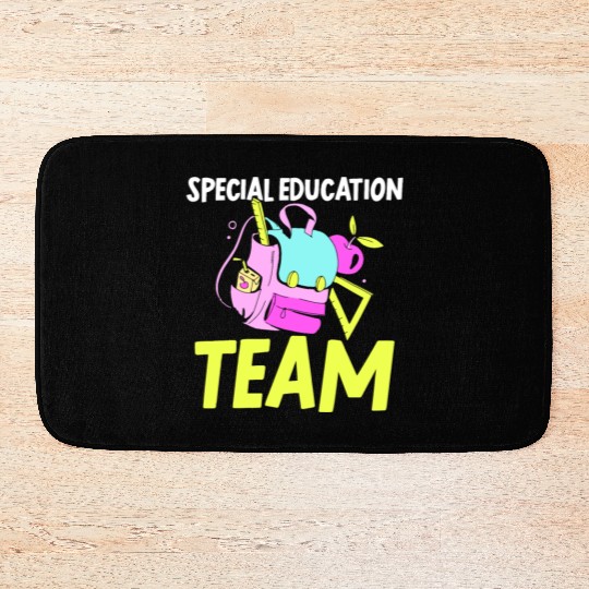 Special Education Team Sped Teacher Awareness Bath Mats