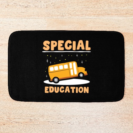 Special Education Awareness Sped Teacher Cute Bath Mats