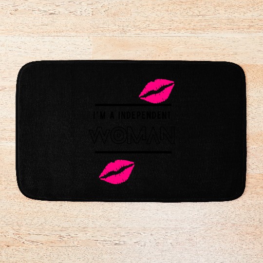 Independent Woman Bath Mats