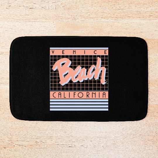 Venice Beach California Bath Mats