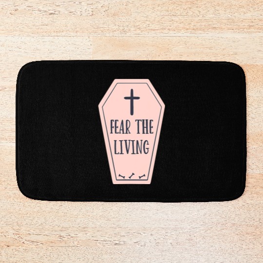 Funny Funeral Home Owner Mortuary Science Morticia Bath Mats