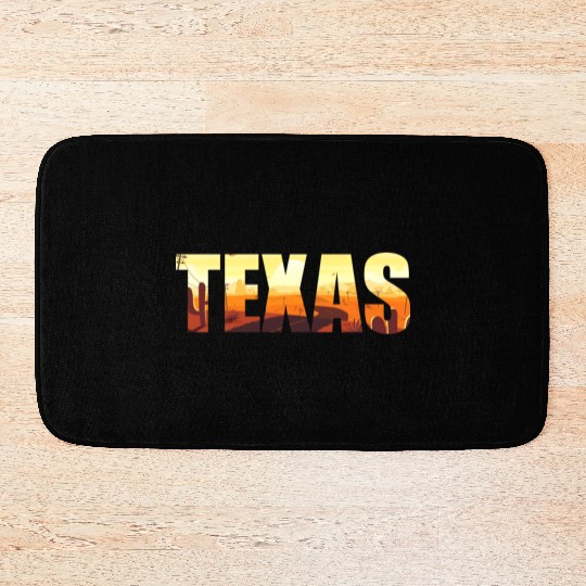 Texas city USA gift Houston America Bath Mats