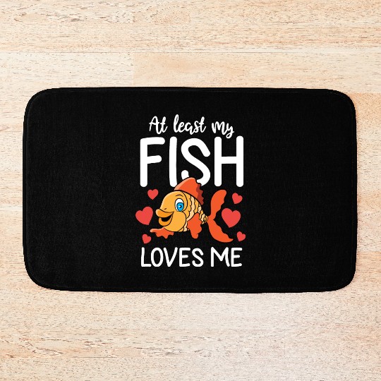 Fishing Valentine Clothes Gift for Him Her My Bath Mats