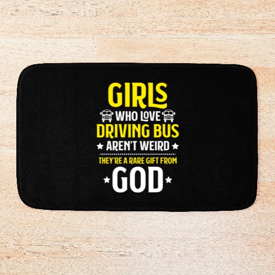 Bus Driver Busman School Bus Driver Coach Driver Bath Mats