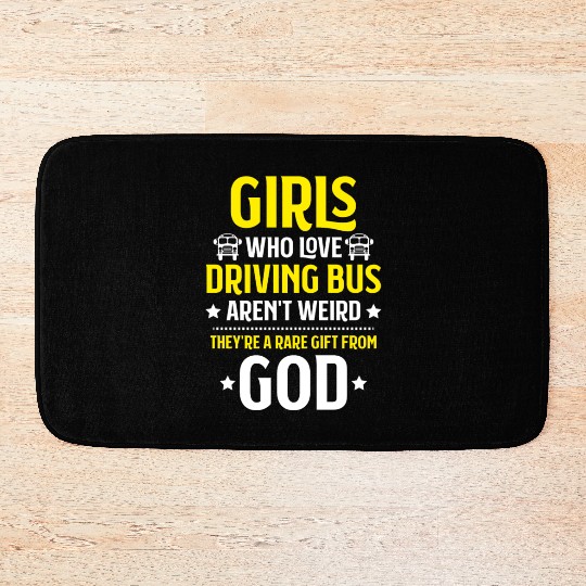 Bus Driver Busman School Bus Driver Coach Driver Bath Mats