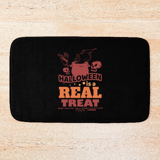 Halloween Hexe Totenkopf Bath Mats