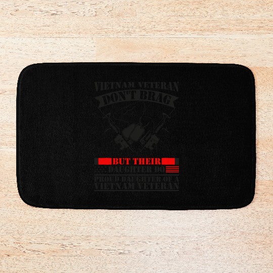 A Vietnam Veteran Dad Bath Mats