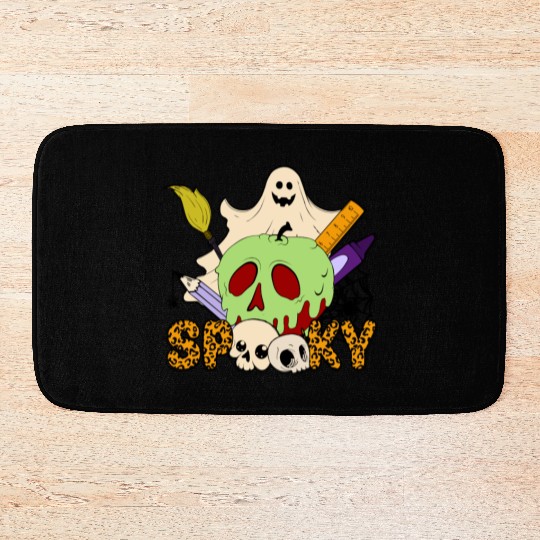 One Spooky Teacher Bath Mats